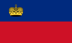National Flag Of Liechtenstein